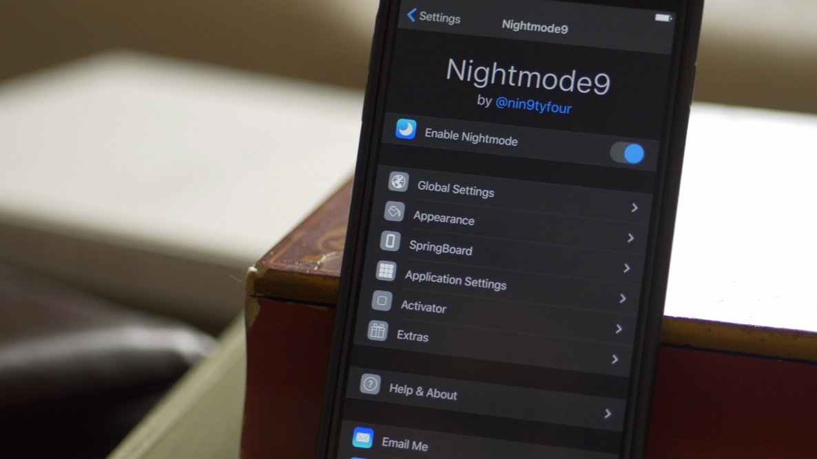photo of Nightmode9: a tweak that brings a system-wide dark mode to iOS 9 image